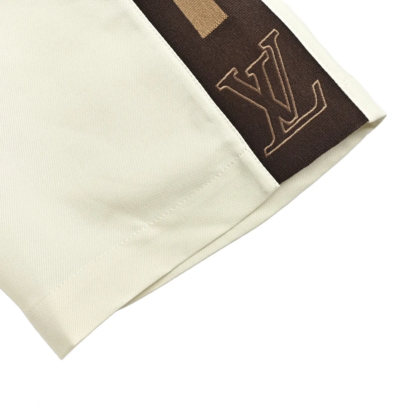 Louis Vuitton/Louis Vuitton 26ss logo web short-sleeved shirt